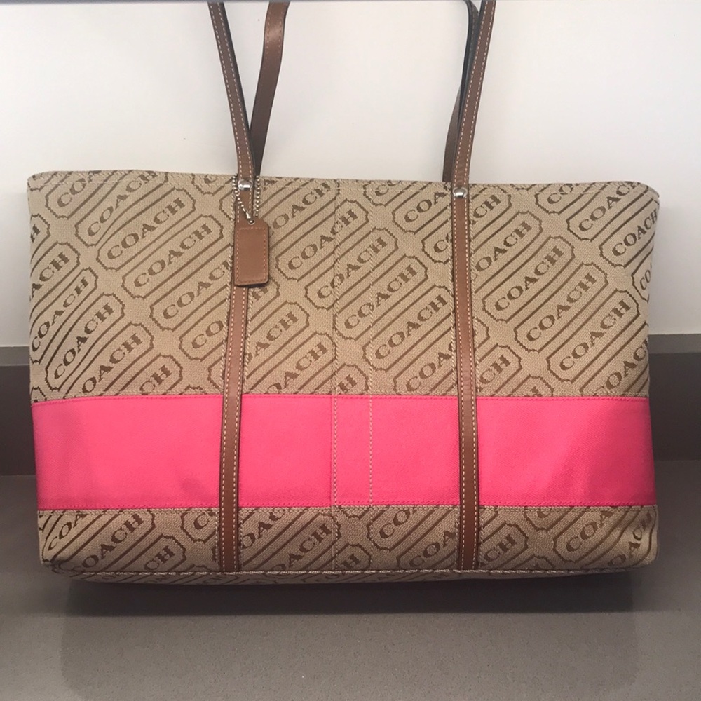 COACH fabric shoulder bag